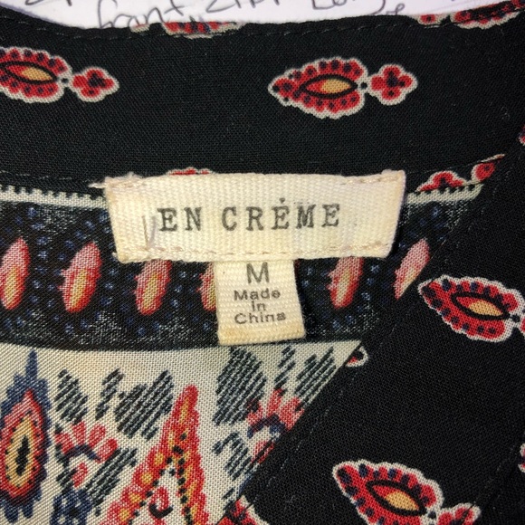 Boho Style Tunic/Blouse By En‎ Creme - Picture 3 of 5